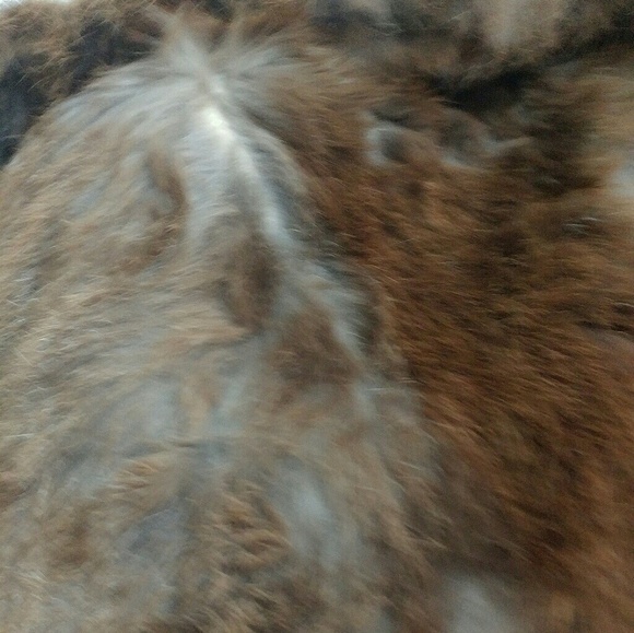 Authentic Rabbit Fur Coat - Picture 5 of 6